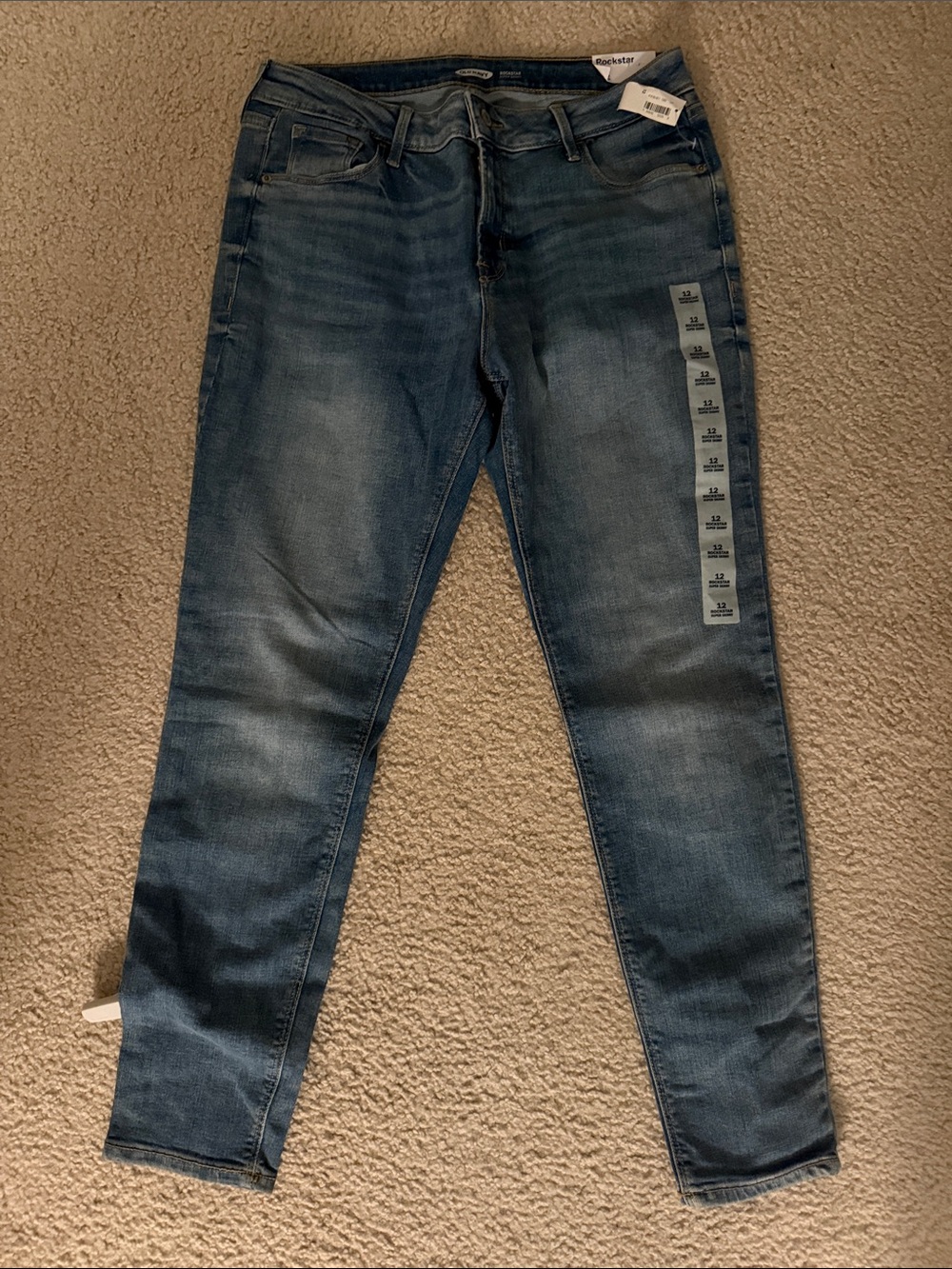 NWT OLD NAVY Rockstar women’s jeans size 12